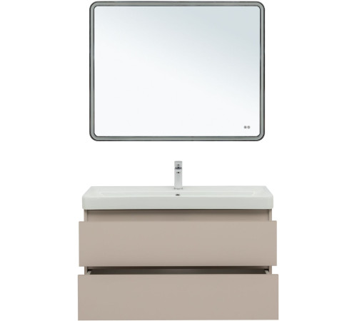 Тумба под раковину Aquanet Вега 2.0 100 бежевый