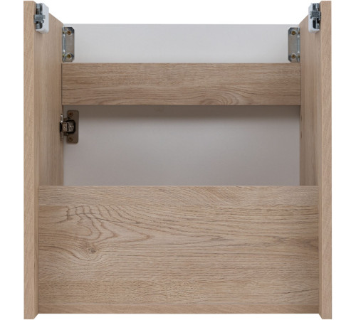 Тумба под раковину Aquanet Оптима 50 дуб светлый/белый сатин