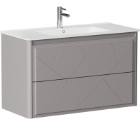 Тумба под раковину Allen Brau Paris 100 1.360002.PGM платина матовый