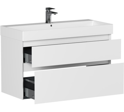 Тумба под раковину Allen Brau Infinity 100 1.210027.WM белый матовый