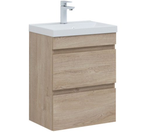 Тумба под раковину Aquanet Нота New 50 дуб светлый