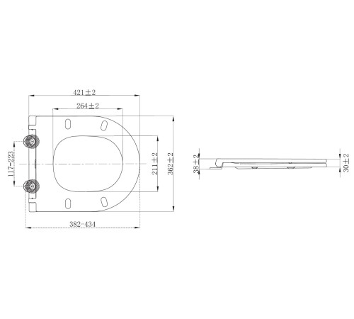 Крышка-сиденье Allen Brau Priority 4.31011.20 белый