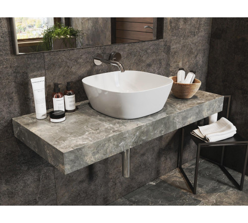 Раковина накладная Allen Brau Priority 40 белый глянец