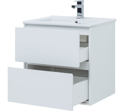 Тумба под раковину Aquanet Милан 65 белый глянец