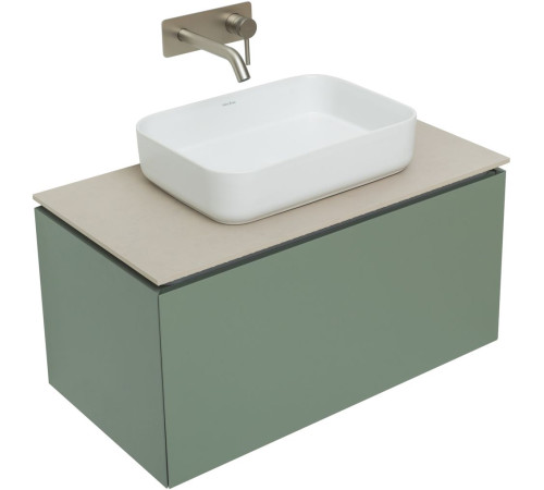 Тумба под раковину Allen Brau Infinity 85 1.21002.CGM олива матовый