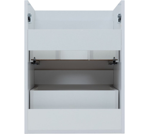 Тумба под раковину Aquanet Практика 50 белый глянец
