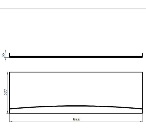 Фронтальный экран Aquanet Santiago 160