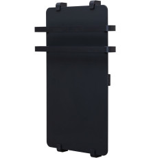 Полотенцесушитель электрический Allen Brau Infinity 80x44 с рейлингом 2.0 и креплением, черный матовый