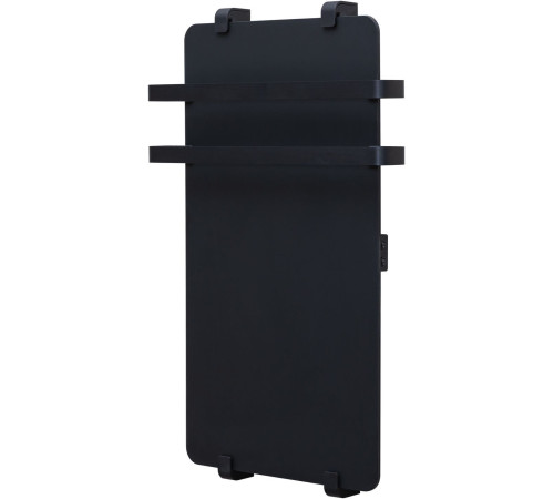 Полотенцесушитель электрический Allen Brau Infinity 80x44 с рейлингом 2.0 и креплением, черный матовый