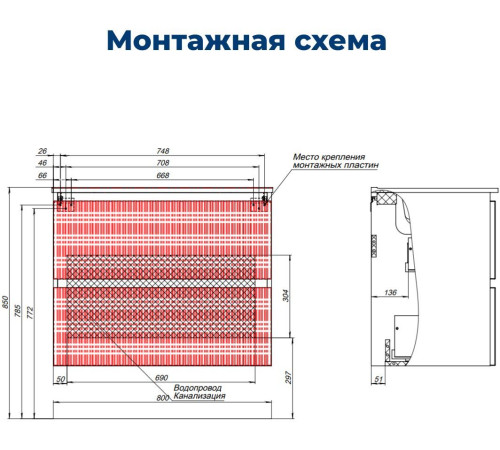 Тумба под раковину Aquanet Джейн (Flat) 80 бежевый
