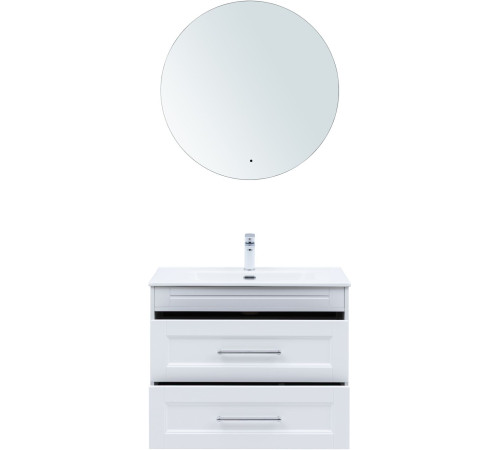 Тумба под раковину Aquanet Бостон new 80 белый сатин