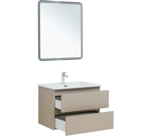 Тумба под раковину Aquanet Вега 2.0 70 бежевый