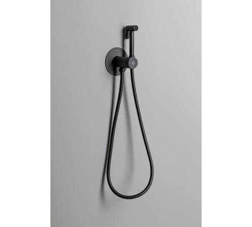 Смеситель с гигиеническим душем Allen Brau Liberty 5.33005-31 (с внутренней частью) черный матовый
