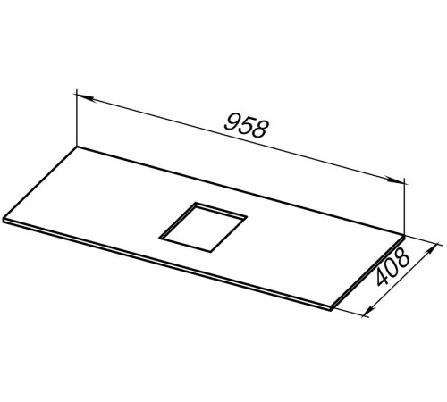 Столешница Allen Brau Priority 100 1.31011.M мрамор