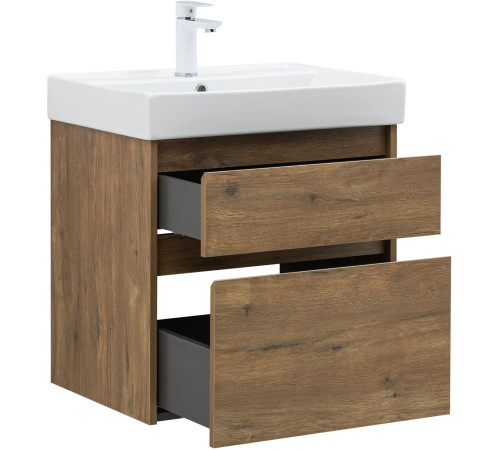 Тумба под раковину Aquanet Nova Lite 2.0 60 дуб рустикальный