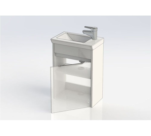 Тумба под раковину Aquanet Дувр 45 белый