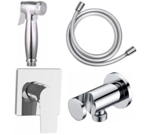 Набор смесителя с гигиеническим душем Aquanet Static 1.02 (с внутренней частью)