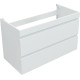 Тумба под раковину Aquanet Нота New 100 белый глянец