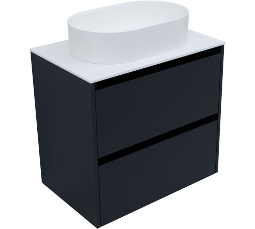 Тумба под раковину Allen Brau Activity 70 1.34003.AM антрацит матовый/черный браш