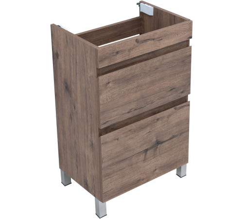 Тумба под раковину Aquanet Нота New 50 напольная, дуб веллингтон табак