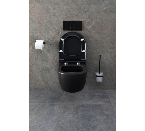 Чаша подвесного унитаза Allen Brau Priority 4.31001.31 черный матовый