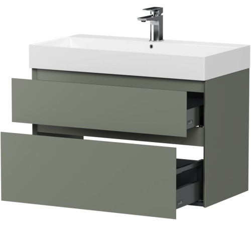 Тумба под раковину Allen Brau Infinity 85 1.210026.CGM олива матовый