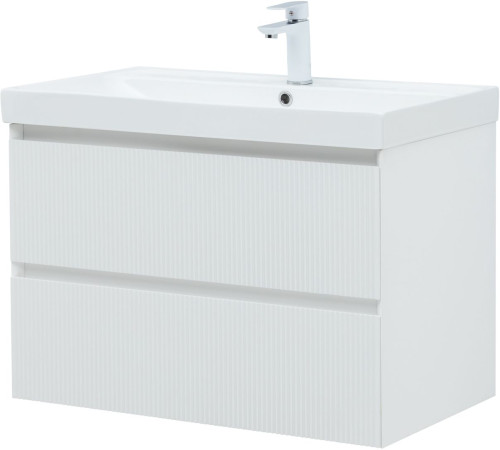Тумба под раковину Aquanet Альтера 80 белый матовый