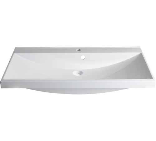 Тумба под раковину Aquanet Нота New 90 напольная, дуб веллингтон табак