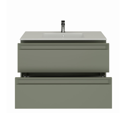 Тумба под раковину Allen Brau Eclipse 80 1.E1002.CGM 2.0 олива матовый