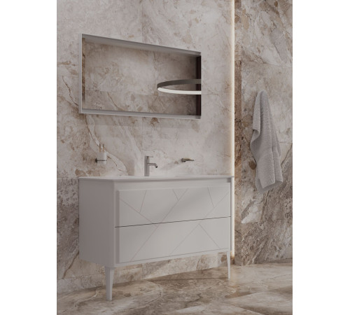 Тумба под раковину Allen Brau Paris 120 1.360003.PGM платина матовый