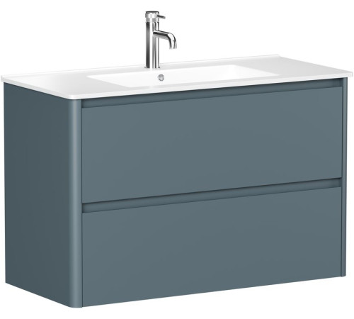 Тумба под раковину Allen Brau Gravity 100 1.370010.BGM синий матовый