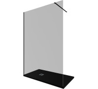 Душевая перегородка Allen Brau Infinity 1 140 3.21028.BBA.T черный браш