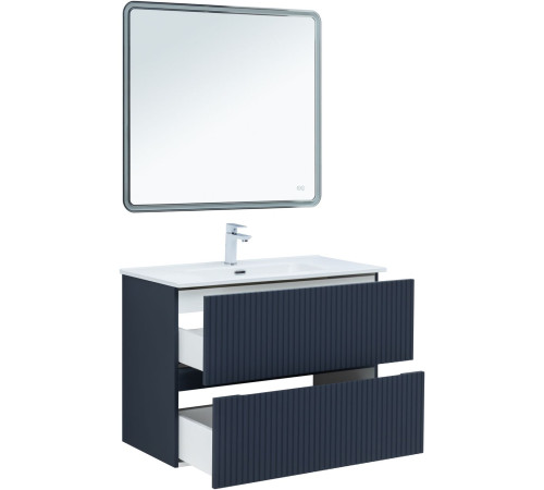 Тумба под раковину Aquanet Джейн 90 маренго