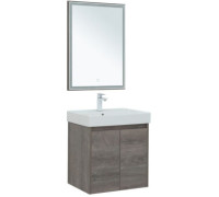 Мебель для ванной Aquanet Nova Lite 60 дуб рошелье (2 дверцы)