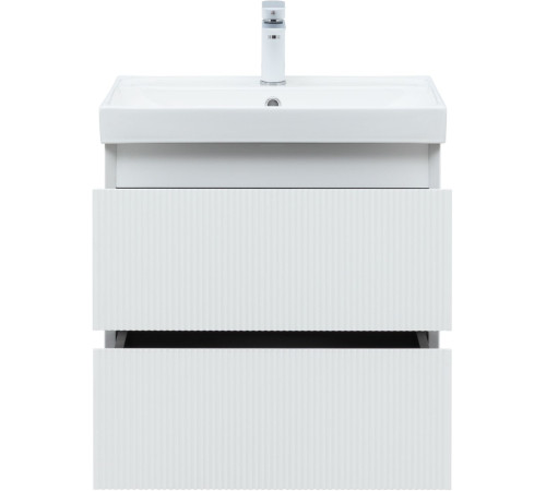 Тумба под раковину Aquanet Альтера 60 белый матовый