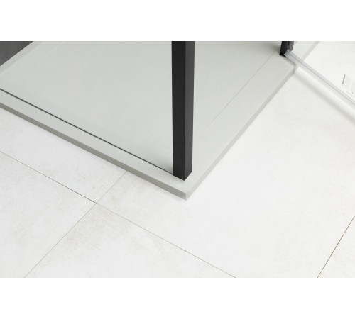 Душевой уголок Allen Brau Priority 90x80 3.31003.BBA + 3.31015.BBA черный браш