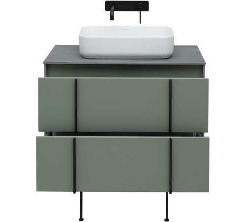 Тумба под раковину Allen Brau Reality 80 1.32005.CGM олива матовый