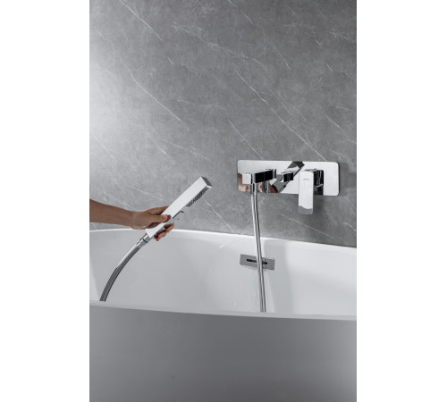 Смеситель для ванны с душем Allen Brau Infinity 5.21007-00 (с внутренней частью) хром