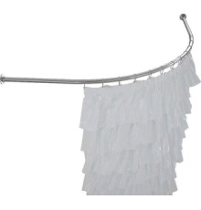 Карниз для ванны Aquanet Capri полукруглый 160х100 хром