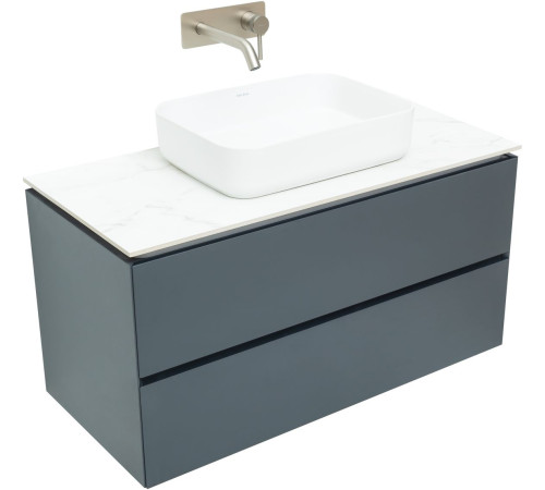 Тумба под раковину Allen Brau Infinity 100 1.21003.AM антрацит матовый