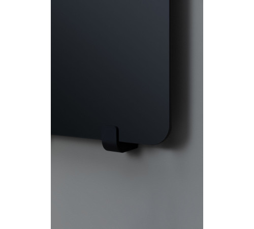 Полотенцесушитель электрический Allen Brau Infinity 120x44 с рейлингом 2.0 и креплением, черный матовый