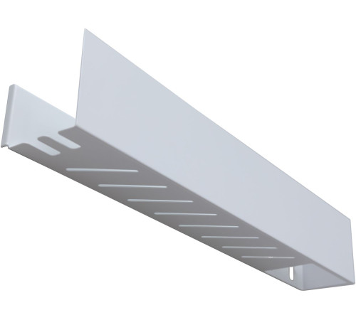 Полка Aquanet Магнум 70x12 белая матовая, с крючками