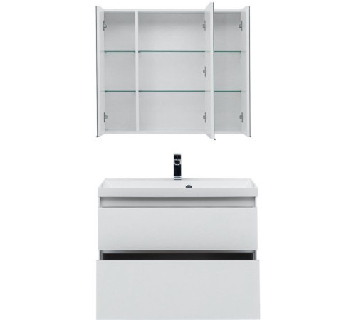 Мебель для ванной Aquanet Гласс 90 белый