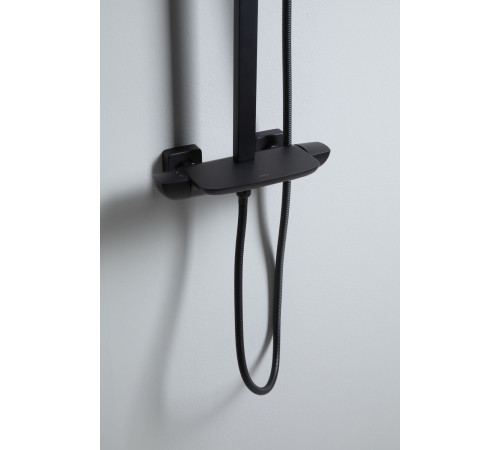 Душевая стойка Allen Brau Infinity 5.21030-31 черный матовый