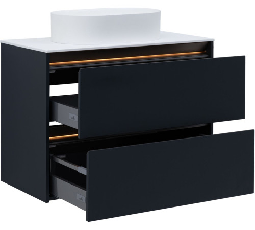 Тумба под раковину Allen Brau Activity 90 1.34013.AM антрацит матовый/олива браш