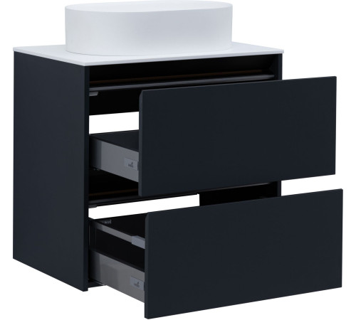 Тумба под раковину Allen Brau Activity 70 1.34003.AM антрацит матовый/черный браш