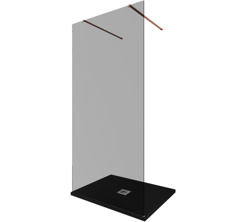 Душевая перегородка Allen Brau Infinity 2 100 3.21042.60.T медь браш