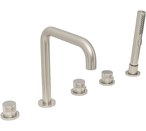 Смеситель на борт ванны Allen Brau Priority 5.31007-BN (с внутренней частью) никель браш