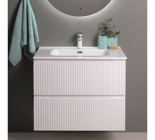 Тумба под раковину Aquanet Джейн 80 белый матовый