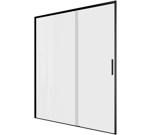 Душевая дверь Aquanet Pleasure Evo 150 AE65-N150-BT профиль черный, прозрачное стекло